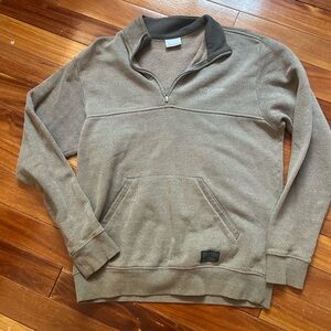 Columbia Men's Tan Zip-Up Sweater